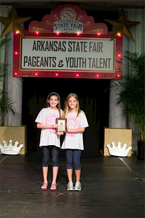 NE Region winners: Twins Mackenzie and Reagan Smith, 11 years old from Wynne sang to "Naughty."