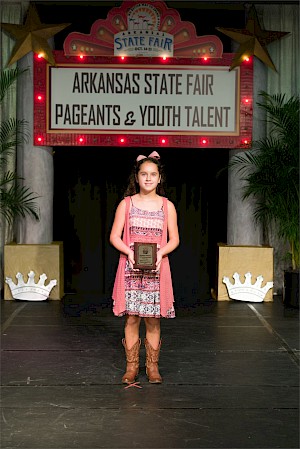 NE Region winner: Tiffanie Hicks, 12, of Clinton, played the solo piano to a Christmas Medley.