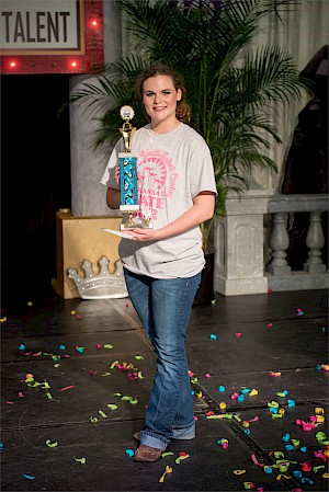 SE Region Winner: Madison Carson, 15 won state Jr. vocal solo for the 2016 State Fair.