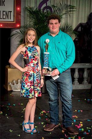 NW Region winners: The vocal group 2 Dead Presidents, Kennedy Holland, 12 and Grant Honeycutt, 13, both of Greenwood performed "Anything You Can Do."