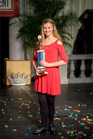 NW Region winner: Audra Graves, 14, Bentonville, danced her heart out with an Irish dance solo.