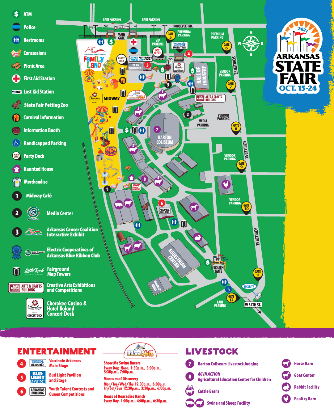 Map of Fairgrounds